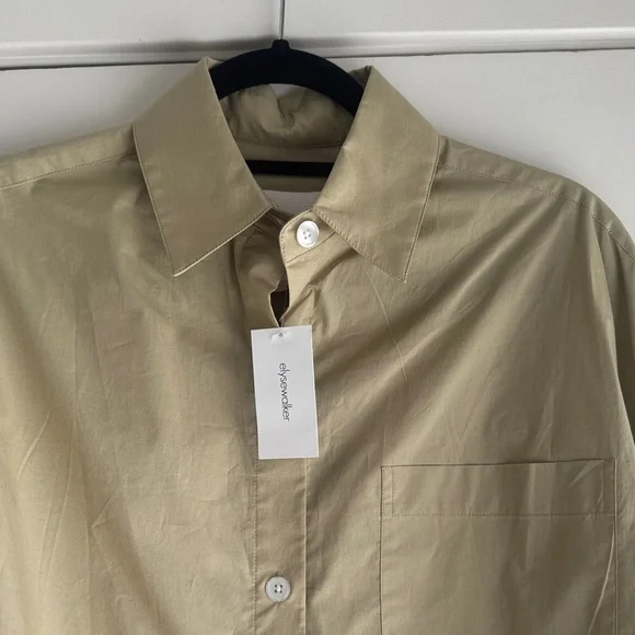 TWP button down cotton shirt - new with tags  size XS/S - Picture 2 of 7